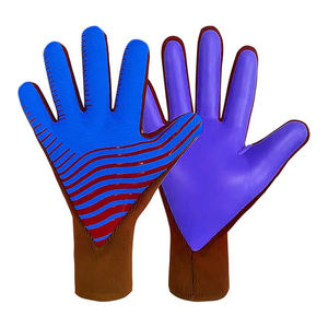 Latex Professional Football Soccer Goalkeeper Gloves Custom Printed Lightweight Waterproof Breathable Lace-Up Closure Unisex - Product Image 4