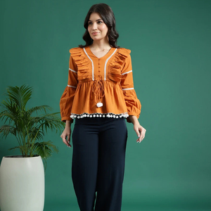 Trendy Exquisite Women's Readymade Office Wear O-Neck Solid Flared Cotton <b>Tank</b> <b>Tops</b> <b>Vintage</b> Style Bulk Prices Wholesale - Product Image 1