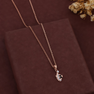 Pendentif en argent 925 avec diamant moissanite en gros, chaîne réglable, ajustement confortable pour les femmes, à porter au quotidien ou pour les fêtes - Product Image 4