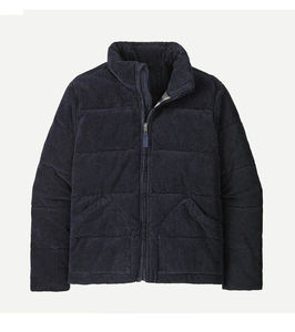 Manteau d'hiver matelassé unisexe en polaire à larges côtes polyester/coton, col montant, fermeture éclair bidirectionnelle, haute qualité, best-seller 2026 - Product Image 1