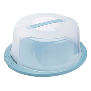 Contenitore rotondo per conservare e trasportare torte, blu nordico - Product Image 1