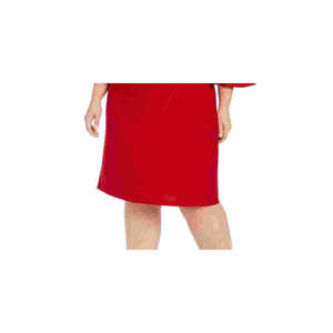 Abito da ballo rosso trasparente da donna R&M Richards, taglia 18W, in chiffon con paillettes, senza spalline, stile formale da festa - Product Image 3