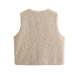 Chaleco de Punto para Mujer, Nuevo Diseño, Talla Grande, Otoño Invierno, Prenda Exterior de Manga Larga, Impermeable, Reversible, Chaqueta Informal - Product Image 6