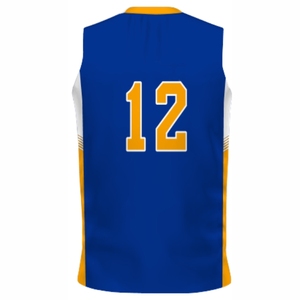 Maillot de basket-ball d'entraînement respirant en gros, meilleur design, maillot de basket-ball personnalisé pour hommes, matière polyester, OEM - Product Image 3