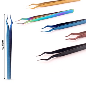 Herramienta Separadora de Pestañas, Pinzas de Aislamiento Fácil de Usar, Acero Inoxidable, Herramientas de Injerto de Pestañas, Perfectas para Artistas de Pestañas - Product Image 3