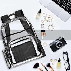Bolsa transparente de PVC de nueva moda, mochila escolar transparente para niños, mochila de RAW TO FINE - Product Image 4