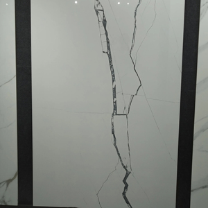 Carreaux de sol en porcelaine polie finition brillante de 1200x2400mm pour mur intérieur et villa - Product Image 1