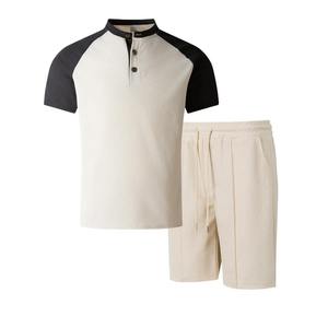 Trending Stylish Breathable <b>Shorts</b> Shirt Set Custom Casual Half Sleeves T-Shirt Sets Top Quality Wholesale <b>Shorts</b> Set for <b>Men</b> - Product Image 3