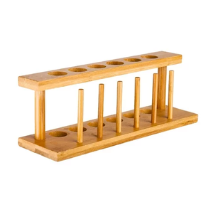 Exhibición de granja y almacenamiento Soporte de vidrio de madera Soporte de almacenamiento de cerveza creativo aspecto de lujo al mejor precio - Product Image 6