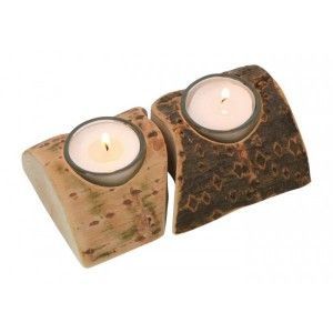 Pot de bougie unique fabriqué à la main rustique en bois naturel support de lumière écologique pour la décoration intérieure et l'ambiance de Noël - Product Image 6