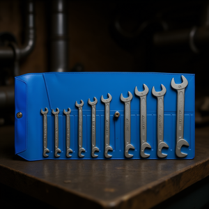 Jeu de clés à molette métriques à double extrémité Gedore, 10 pièces - pour les espaces restreints - Product Image 3