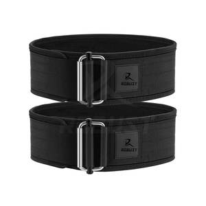 Ceinture de musculation respirante en néoprène et nylon, réglable, pour l'entraînement en salle de sport et le soutien lors de levées de poids lourds - Product Image 2