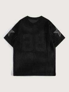 Maillot de sport en maille respirante de haute qualité, grande taille, surdimensionné, imprimé personnalisé par sublimation pour équipe de football américain - Product Image 2