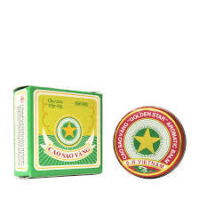 Baume en boîte Golden Star du Vietnam, souvenir culturel au design vintage et mélange aromatique local - Product Image 3