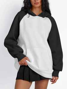 Sudadera Holgada y Cómoda de Tela Suave para Mujer, Estilo Holgado, 100% Poliéster, Ligera, Transpirable, con Logotipo Personalizado - Product Image 2