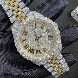 Montre analogique élégante la plus vendue avec marqueurs d'heure en diamant Une montre raffinée pour le gentleman moderne disponible au prix de gros - Product Image 1