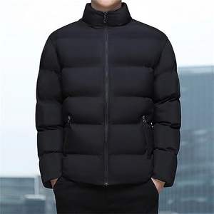 Chaqueta acolchada de manga larga con cuello levantado para hombre de alta calidad para invierno Chaquetas acolchadas de precio razonable para la venta - Product Image 4