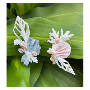 คลิปผมเปลือกหอยที่สวยงามกิ๊บติดผมรูปนางเงือกสไตล์มหาสมุทรเครื่องประดับชายหาดสำหรับผู้หญิงและเด็กผู้หญิงไอเดียของขวัญฤดูร้อน - Product Image 2