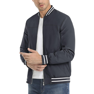 Veste d'hiver à patchs brodés OEM veste Letterman avec logo personnalisé blouson aviateur de baseball pour hommes - Product Image 1