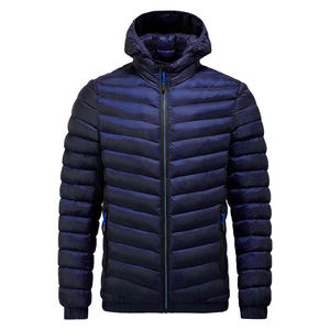 OEM diseño personalizado Streetwear abajo abrigo grueso de moda blanco pato abajo chaqueta cálida chaqueta acolchada de los hombres - Product Image 3