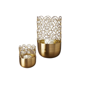 Andmade-candelabros de metal, faroles y tarros de vela, candelabro de metal antiguo - Product Image 4