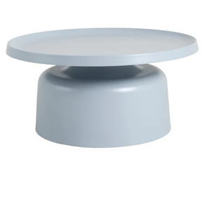 Mesa auxiliar de lujo, estilo de esquina, con recubrimiento de polvo negro, parte superior redondeada, muebles modernos para sala de estar, mesa auxiliar de Metal de diseño nórdico - Product Image 5