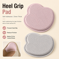 Coussinets de talon auto-adhésifs de 5 mm pour chaussures, coussinets de maintien du talon en tissu doux, inserts réducteurs de taille pour bottes amples, baskets, unisexe