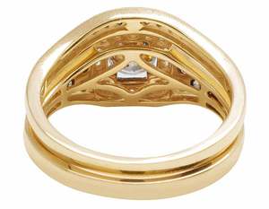 Joyería única de moda Plata de ley clásica con anillo de diamante redondo de moissanita para regalo de mujer hermosa - Product Image 6