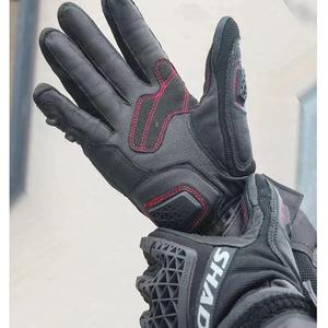 Gants de moto en cuir imperméables et respirants en cuir de chèvre, gants de motocross à doigts complets, isolés thermiquement - Product Image 2