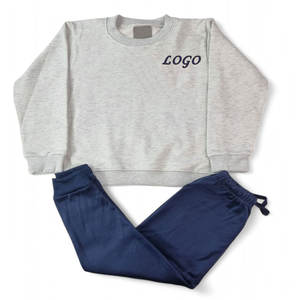 Conjunto de Ropa Deportiva Unisex con Logotipo Estampado para Bebés, Talla Grande, Primavera, Venta al por Mayor, Servicio OEM con Logotipo Personalizado - Product Image 6