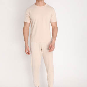 Nuevo artículo de venta en Pakistán, precio al por mayor, conjunto de Camiseta y pantalón para hombre, nuevo Conjunto de camiseta y pantalón de diseño elegante de Color liso - Product Image 1