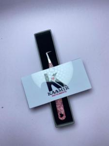 Kaamir-Pince à épiler professionnelle haute précision anti-magnétique en acier inoxydable à pointe lisse, volume de 10mm, pour la beauté - Product Image 4