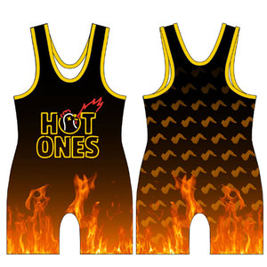 Gran oferta, camiseta de lucha libre con sublimación personalizada, camiseta para hombre y mujer, ropa corporal, mono, uniforme de pista y campo de Color en contraste - Product Image 2