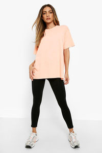 Camisetas de manga corta de gran tamaño para mujer, Camiseta holgada de algodón y poliéster, Camiseta deportiva de talla grande para mujer - Product Image 3