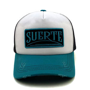 Casquette de baseball en maille Tucker à 5 panneaux personnalisée, effet vieilli, broderie, maille en mousse, unisexe, haute qualité, vente en gros, personnalisable, haute qualité - Product Image 1