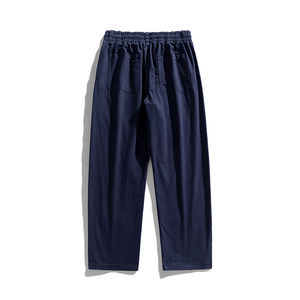 กางเกงขายส่งผ้าแคนวาสคุณภาพพรีเมียม น้ำหนักเบา ทรงตรง สไตล์ลำลองสำหรับผู้ชาย ระบายอากาศดี แฟชั่นแนวสตรีท พร้อมบริการสกรีนโลโก้และออกแบบ OEM - Product Image 6