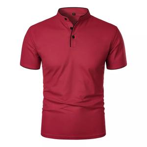 Polo de alta calidad 210 GSM Piqué tejido de punto manga corta al por mayor logotipo personalizado elegante cómodo Formal para hombre polos - Product Image 4