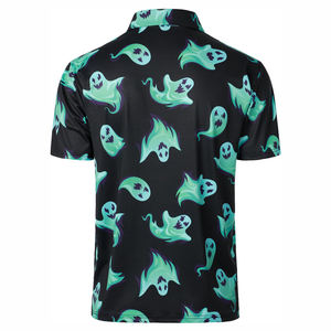 Logotipo personalizado de los hombres para la camiseta del Polo de algodón transpirable ropa informal patrón sólido tela de lona de talla grande OEM disponible - Product Image 3