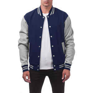 Vente chaude Varsity Jacket Hommes Baseball vierge de haute qualité pour manteau décontracté avec boutons - Product Image 6