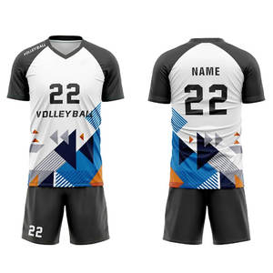Latest Design Sublimation Volleyball Team Uniforms Activewear Jersey Sets Sublimation Printed Volleyball Uniform - Product Image 3