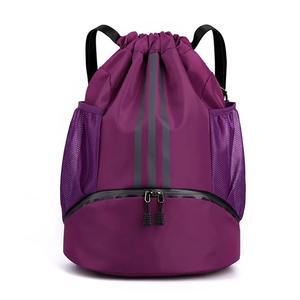 Mochila de Fitness para gimnasio para hombres y mujeres para baloncesto, fútbol, entrenamiento de fútbol, bolsa de almacenamiento deportiva con cordón duradero - Product Image 5