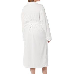 Peignoir de bain en molleton corail personnalisé de luxe en gros, super doux, pour hôtel, spa, femmes - Product Image 2