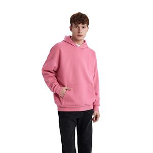 Sudadera con Capucha Extra Grande de Felpa Francesa 100% Algodón para Hombre, Moda de Invierno, Ropa Casual de Calle, Térmica, con Logotipo Bordado, Diseño Sólido - Product Image 1