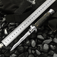 Couteau de poche pliable EDC OEM portable en acier 3CR13, couteau de chasse et de camping en plein air avec manche en résine