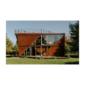 Contenedor de envío móvil listo modular prefabricado de acero ligero Casa de restaurante Edificio Casa de contenedor de bajo carbono - Product Image 3