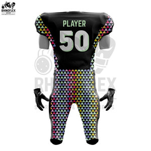 Conjuntos de Jersey y pantalón de fútbol americano personalizados al por mayor, uniformes de fútbol americano personalizados, uniformes de fútbol americano de talla grande - Product Image 3
