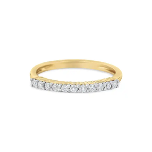 Bijoux fins en or 18 carats Bague solitaire en diamant véritable Bague solitaire en diamant rond naturel de luxe pour femmes Bijoux de mode - Product Image 6