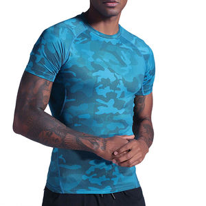 Séchage rapide Sports Gym T-Shirt Active Wear Respirant Hommes T-shirts En Gros À Manches Courtes Gym T-shirts Séchage Rapide Personnalisé - Product Image 1
