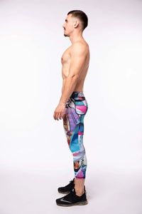 Leggings de Compression Tricotés Respirants et Légers pour Hommes 2026 – Pantalons de Sport Non Transparents pour la Course, le Yoga et l'Entraînement en Salle de Sport - Product Image 5