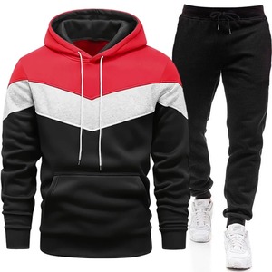 Chándal deportivo de moda para hombres y mujeres, chaqueta y pantalones de dos piezas para entrenamiento de gimnasia, proveedor de ropa de calle atlética con logotipo personalizado - Product Image 5